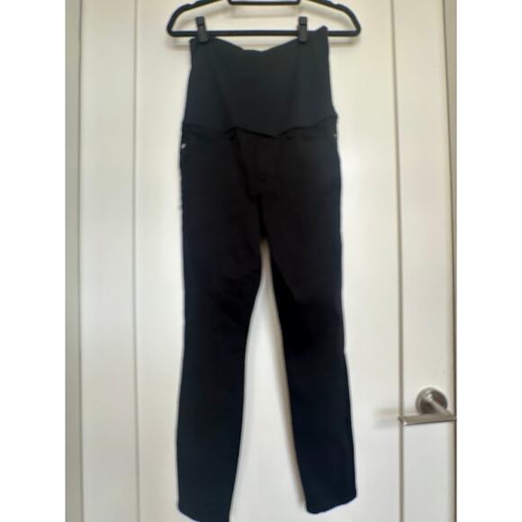 Good American Maternity Black Over Belly Skinny Jeans 0 / 25 NWT - Picture 3 of 14